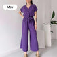 (48% OFF🔥 Free Shipping) 💖Women's V-Neck Short-Sleeve Casual Jumpsuit
