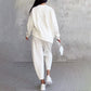 Fashion, Casual ✨Long sleeve round neck and pants 2-piece set