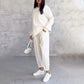 Fashion, Casual ✨Long sleeve round neck and pants 2-piece set