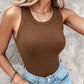 💖Last Day Special Price ￡13.99!!💖Ribbed Stretchy Tank Top with Shelf Bra