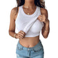 💖Last Day Special Price ￡13.99!!💖Ribbed Stretchy Tank Top with Shelf Bra