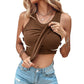 💖Last Day Special Price ￡13.99!!💖Ribbed Stretchy Tank Top with Shelf Bra
