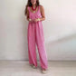 🔥 Refuse to dress anxiously! Striped loose jumpsuit|A set of Fengshen ✨ sale