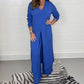 💃2026 Hot Sale 75% OFF⏳Two Piece Casual Long Top and Casual Trousers😍