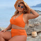 💕Last Day Special Price £12.99!!💥-👙Tummy Control Bathing Suits Modest High Waisted Bikini Sets