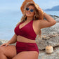 💕Last Day Special Price £12.99!!💥-👙Tummy Control Bathing Suits Modest High Waisted Bikini Sets