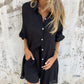 Summer hot sale 60%OFF✨Women's Casual Long Sleeve Shirt & Shorts Two-Piece Set