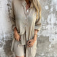 Summer hot sale 60%OFF✨Women's Casual Long Sleeve Shirt & Shorts Two-Piece Set