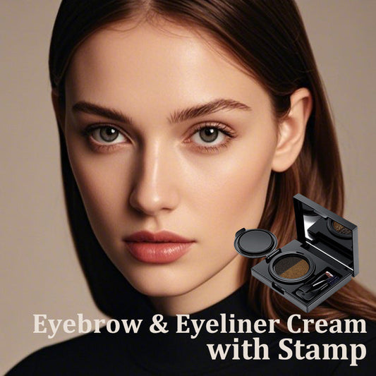 🎁Hot Sale 49% OFF🎁Eyebrow & Eyeliner Cream with Stamp