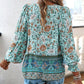 💖Limited time 49% OFF💖Women's Fashion Printed v-Neck Long Sleeve Shirt