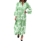 🌷 Hot Sale 50% OFF🌸 Bohemian printed V-Neck maxi dress