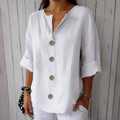 💥Limited Time Big Sale 49% OFF💥Women's Loose Fashion Button Top