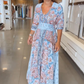 Seasonal bestseller with 60% off 🔥 Elegant long floral dress for women