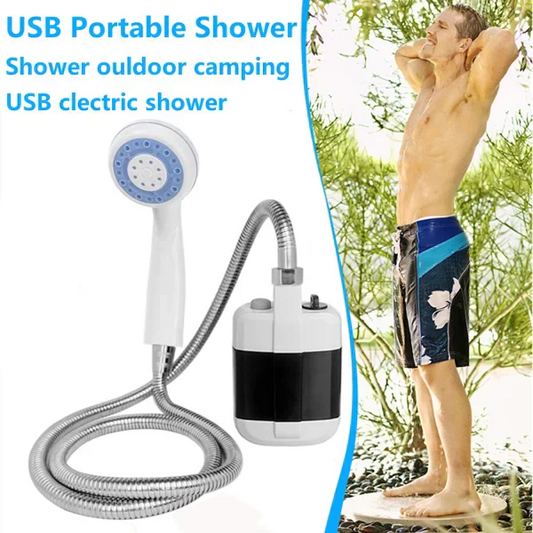 49% OFF ✨ Portable Outdoor Electric Shower Set - Handheld Camp Shower for Travel, Hiking & Gardening