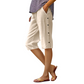 Women's Loose Fit Cotton Linen Shorts