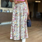 Buy 2 get free shipping and save 15% Printed wide-leg pants (with pockets)
