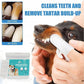 Finger wipes for dental cleaning of pets