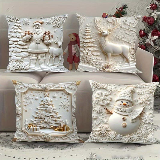 🎅🏻🌟Christmas Sale 50% OFF!!🎁Elegant Christmas Decorative Pillow Covers