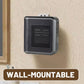 800W Wall Outlet Space Heater with Adjustable Thermostat and Timer