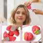 ⏳Buy 1 Get 1 Free💥Heat-Free Curlers in Strawberry Shape with Mushroom Design – Set of 6 Pieces
