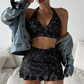Women's 3-Piece Printed Bikini Swimsuit Set