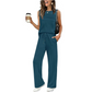 Women's Sleeveless Top & Drawstring Pants Set
