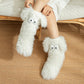 📢📢12.99 Buy 1 Get 1 Free!!!💗LAST DAY SALE 50% OFF⚡50K+ SOLD💕Women's Plush Slippers Socks Floor Socks Winter Home Indoor Thickened Fleece-Lined Anti-Slip Adult Women's Plush Snow Socks Shoe Covers