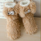 📢📢12.99 Buy 1 Get 1 Free!!!💗LAST DAY SALE 50% OFF⚡50K+ SOLD💕Women's Plush Slippers Socks Floor Socks Winter Home Indoor Thickened Fleece-Lined Anti-Slip Adult Women's Plush Snow Socks Shoe Covers