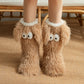 📢📢12.99 Buy 1 Get 1 Free!!!💗LAST DAY SALE 50% OFF⚡50K+ SOLD💕Women's Plush Slippers Socks Floor Socks Winter Home Indoor Thickened Fleece-Lined Anti-Slip Adult Women's Plush Snow Socks Shoe Covers