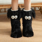 📢📢12.99 Buy 1 Get 1 Free!!!💗LAST DAY SALE 50% OFF⚡50K+ SOLD💕Women's Plush Slippers Socks Floor Socks Winter Home Indoor Thickened Fleece-Lined Anti-Slip Adult Women's Plush Snow Socks Shoe Covers