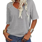 🌸LAST DAY SPECIAL PRICE £9.99 !!🌸Women's Casual V-Neck Short Sleeve T-Shirt