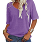 🌸LAST DAY SPECIAL PRICE £9.99 !!🌸Women's Casual V-Neck Short Sleeve T-Shirt