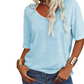 🌸LAST DAY SPECIAL PRICE £9.99 !!🌸Women's Casual V-Neck Short Sleeve T-Shirt