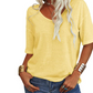 🌸LAST DAY SPECIAL PRICE £9.99 !!🌸Women's Casual V-Neck Short Sleeve T-Shirt