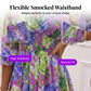 🎁2026 New Arrivals 50% OFF - Free Shipping💥Women's Floral V-Neck Ruffle Hem A-Line Dress💐👗