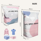 ⏳LAST DAY SALE ONLY ￡5.99!🏆🧳No‑Pump Vacuum Storage Bags – Press & seal, no pump needed. Saves 80% space, keeps clothes dry & dust‑free. Perfect for bulky bedding & off‑season gear. 🛏️🗄️