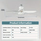 ⏰Summer Hot Sale 50% OFF🎁2-IN-1 PORTABLE CEILING FAN & LIGHT with Remote Control