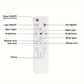 ⏰Summer Hot Sale 50% OFF🎁2-IN-1 PORTABLE CEILING FAN & LIGHT with Remote Control