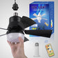 ⏰Summer Hot Sale 50% OFF🎁2-IN-1 PORTABLE CEILING FAN & LIGHT with Remote Control
