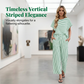 Women's Striped 2-Piece Lounge Set