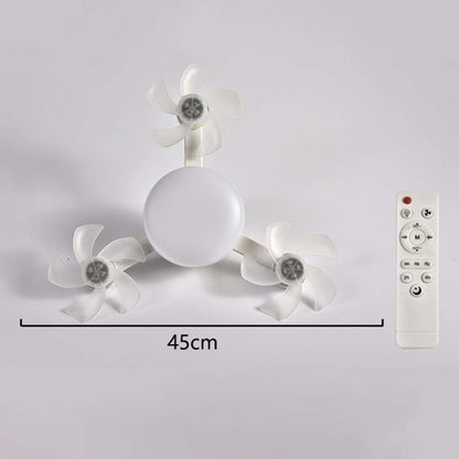 🏆LAST DAY SALE 50% OFF!! 🌬️💡Foldable LED Ceiling Fan Light with Remote Control, E27 Socket Compatible, Adjustable Lighting & Functions🏡✨