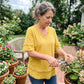 💖LAST DAY SALE ONLY￡11.99!!💖Women's Boho V-Neck T-Shirt with Frayed Edges🌿 – Loose Fit, Breathable Summer Top in Soft Cotton👚
