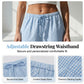 ⏰2026 Summer Hot Sale 50% OFF 🌊✨Women's Wide Leg Gingham Striped Plaid Pants🏖️Casual Barrel Loose Drawstring Pants with Pockets☀️