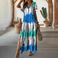 🏖️🌸Summer Hot Sale 60% OFF💃Women’s Casual V-Neck Gradient Dress