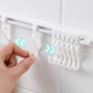 ⏳LAST DAY SALE ONLY ￡5.99!!👍🪝No-Drill Track Hooks: 10 Sliding Hooks, Strong Adhesive, Space-Saving | 30/40cm