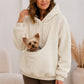 💗LAST DAY SALE 50% OFF⚡50K+ SOLD💕 Women's Pet Holder Winter Hoodie 🐶 [Cozy Fleece • Buy 2 Free Shipping 🎁]