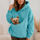 💗LAST DAY SALE 50% OFF⚡50K+ SOLD💕 Women's Pet Holder Winter Hoodie 🐶 [Cozy Fleece • Buy 2 Free Shipping 🎁]