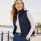 💗LAST DAY SALE 50% OFF⚡50K+ SOLD💕 Women's Quilted Stand Collar Puffer Vest