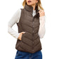 💗LAST DAY SALE 50% OFF⚡50K+ SOLD💕 Women's Quilted Stand Collar Puffer Vest