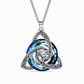 🔮LAST DAY SALE ONLY ￡8.99!! & BUY 2 GET 1 FREE💕🎁Women's Celtic Knot Birthstone Pendant Necklace